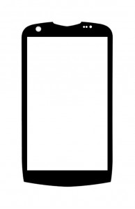Replacement Front Glass For Samsung Droid Charge I510 White By - Maxbhi.com