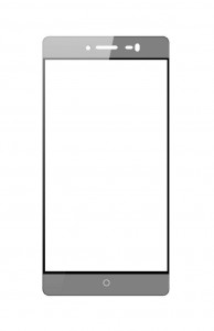 Replacement Front Glass For Intex Aqua Power M Black By - Maxbhi.com