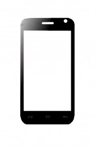 Replacement Front Glass For Sansui U42 Black By - Maxbhi.com