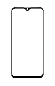 Replacement Front Glass For Realme C2s Black By - Maxbhi Com