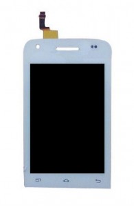 Lcd With Touch Screen For Spice Stellar 361 Mi361 White By - Maxbhi.com
