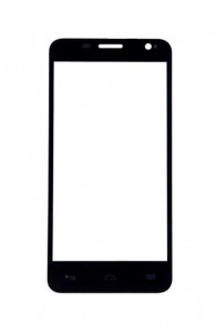 Replacement Front Glass For Alcatel Idol Mini Ot6012a Black By - Maxbhi.com