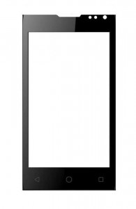 Replacement Front Glass For Karbonn Alfa A99 Black By - Maxbhi.com
