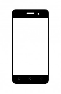 Replacement Front Glass For Intex Aqua 4g Mini Red By - Maxbhi.com