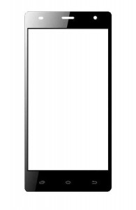 Replacement Front Glass For Spice Xlife 520 Hd White By - Maxbhi.com