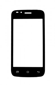 Replacement Front Glass For Iball Andi4g Arc2 White By - Maxbhi.com