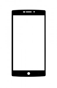 Replacement Front Glass For Tcl P561u Black By - Maxbhi.com