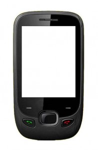Touch Screen Digitizer For Spice M5455 Flo Black By - Maxbhi.com
