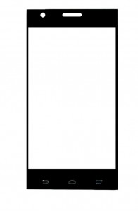 Replacement Front Glass For Zte Star 1 Black By - Maxbhi.com
