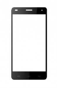 Replacement Front Glass For Celkon Q3000 Black By - Maxbhi.com