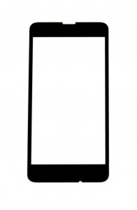 Replacement Front Glass For Microsoft Lumia 638 Black By - Maxbhi.com