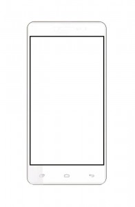 Replacement Front Glass For Mafe Shine M820 White By - Maxbhi.com