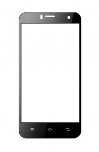 Replacement Front Glass For Mtech Ace 5 Black By - Maxbhi.com