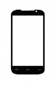 Replacement Front Glass For Prestigio Multiphone 3400 Duo Black By - Maxbhi.com