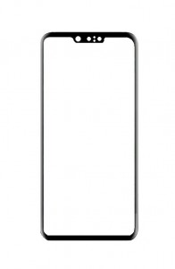 Replacement Front Glass For Lg G8 Thinq Black By - Maxbhi Com
