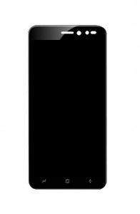 Lcd With Touch Screen For Intex Uday Black By - Maxbhi Com