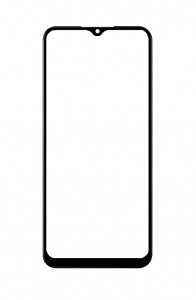 Replacement Front Glass For Tcl 10 Pro Black By - Maxbhi Com