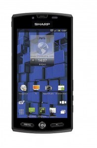 Touch Screen for Sharp Aquos SH80F - Black