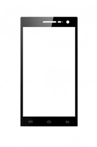 Replacement Front Glass For Xolo Q1010i White By - Maxbhi.com