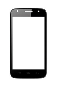 Replacement Front Glass For Micromax A105 Canvas Entice Black By - Maxbhi.com