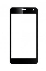 Replacement Front Glass For Gionee Dream D1 Black By - Maxbhi.com