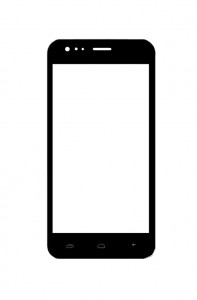 Replacement Front Glass For Karbonn Titanium Delight S22 White By - Maxbhi.com