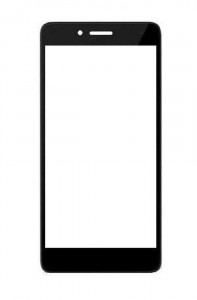 Replacement Front Glass For Intex Aqua Amoled Black By - Maxbhi.com