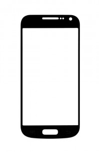 Replacement Front Glass For Samsung Galaxy S4 Mini I9195i Black By - Maxbhi.com
