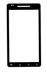 Replacement Front Glass For Motorola Droid 2 Global White By - Maxbhi.com