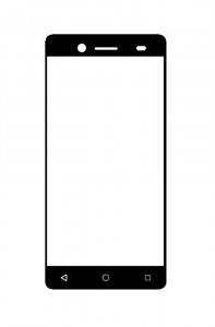 Replacement Front Glass For Reach Opulent X Black By - Maxbhi.com
