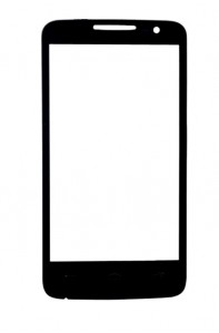 Replacement Front Glass For Alcatel Ot5020e Black By - Maxbhi.com