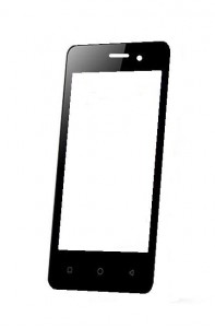 Replacement Front Glass For Itel A20 Black By - Maxbhi.com