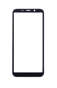 Replacement Front Glass For Bluboo S8 Black By - Maxbhi.com