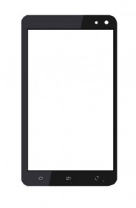 Replacement Front Glass For Zte V9 Plus Black By - Maxbhi.com