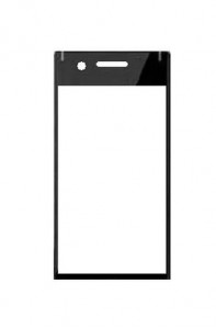 Replacement Front Glass For Itel Mobiles Android X1 Black By - Maxbhi.com