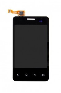 Lcd With Touch Screen For Lg Optimus L3 E405 Black By - Maxbhi.com