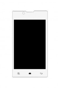 Lcd With Touch Screen For Hitech Amaze S305 White By - Maxbhi.com