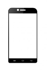 Replacement Front Glass For Micromax Bolt S301 Black By - Maxbhi.com