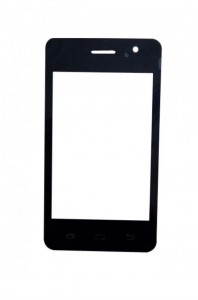 Replacement Front Glass For Intex Aqua R3 Black By - Maxbhi.com