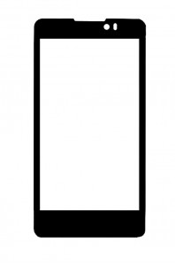Replacement Front Glass For Micromax A91 Ninja Black By - Maxbhi.com