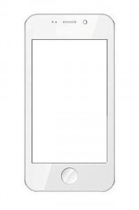 Replacement Front Glass For Adcom Ikon 4 White By - Maxbhi.com