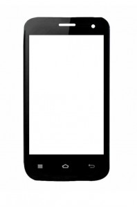 Replacement Front Glass For Swipe Sonic Black By - Maxbhi.com