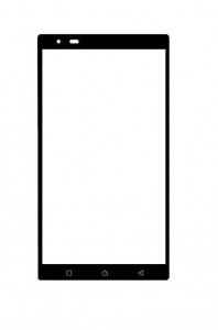 Replacement Front Glass For Lenovo Vibe X3 C78 Black By - Maxbhi.com