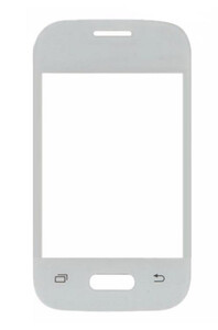 Replacement Front Glass For Samsung Smg110h White By - Maxbhi.com