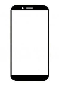 Replacement Front Glass For Karbonn Aura 4g Black By - Maxbhi.com