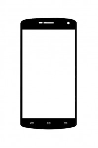 Touch Screen Digitizer For Intex Cloud Fame White By - Maxbhi.com