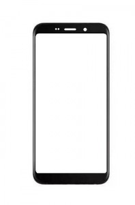 Replacement Front Glass For Meiigoo S8 Black By - Maxbhi.com