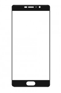Replacement Front Glass For Qmobile Noir E2 Black By - Maxbhi.com