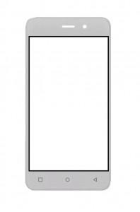 Replacement Front Glass For Zen Admire Thrill Plus White By - Maxbhi.com