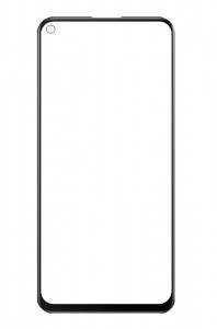 Replacement Front Glass For Vivo Iqoo U1 Blue By - Maxbhi Com